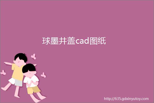 球墨井盖cad图纸