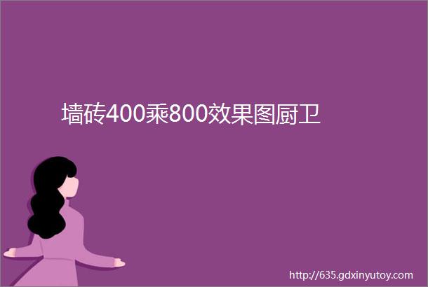 墙砖400乘800效果图厨卫