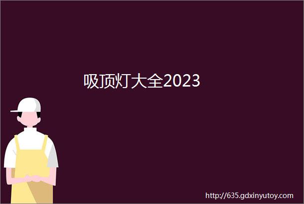 吸顶灯大全2023